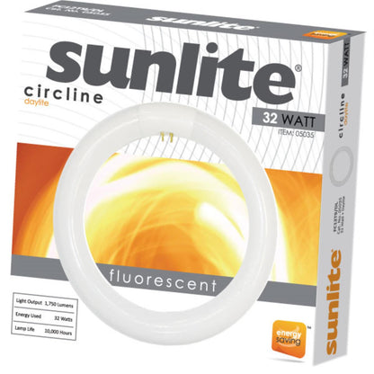 Sunlite 32 Watt T9 Circline, 4-Pin Base, Daylight