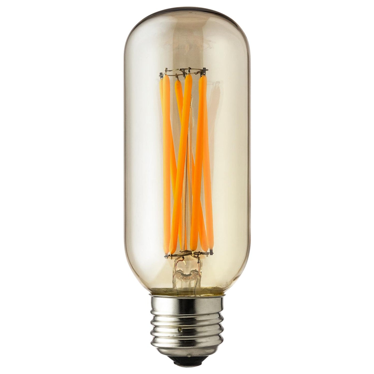 Sunlite T14/LED/AQ/6W/22K/AMBER/127MM LED Antique T14 6W (60W Equivalent) Light Bulb Medium (E26) Base, 2200K Warm White