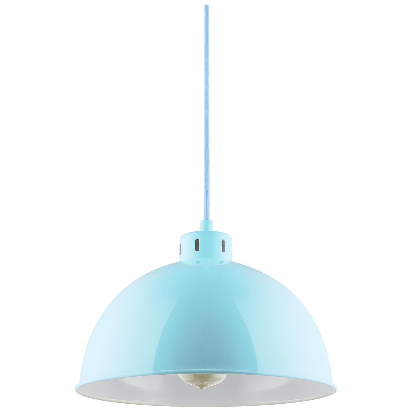 Sunlite CF/PD/S/BB Baby Blue Sona Residential Ceiling Pendant Light Fixtures With Medium (E26) Base