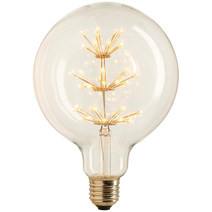Sunlite LED Vintage Star 1.8W Light Bulb Medium (E26) Base, Warm White