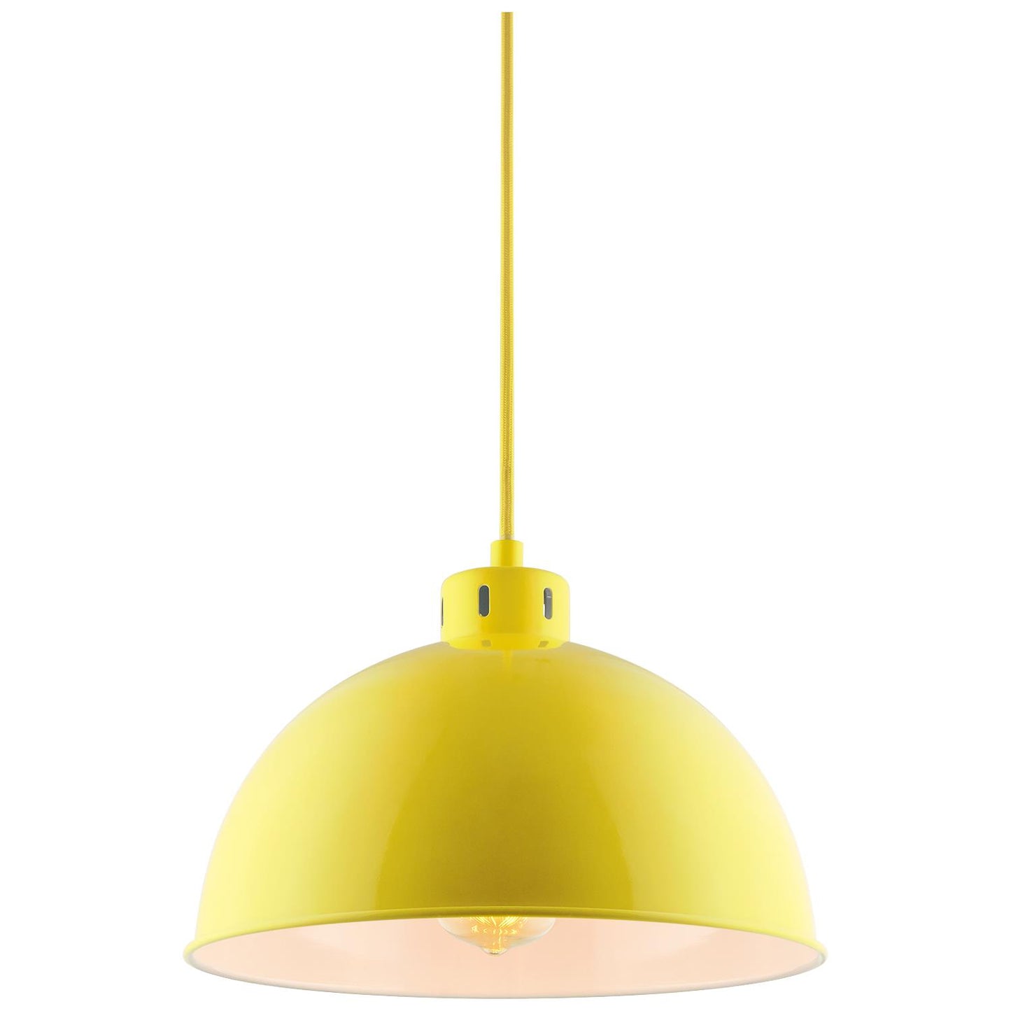 Sunlite CF/PD/S/Y Yellow Sona Residential Ceiling Pendant Light Fixtures With Medium (E26) Base