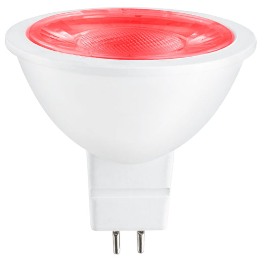 Sunlite MR16 Red LED Bulb, 12 Volt, 3 Watt, 90 Lumens, GU5.3 Base, 30,000 Hour Long Life, 25W Equivalent, Energy Saving, Cool Touch