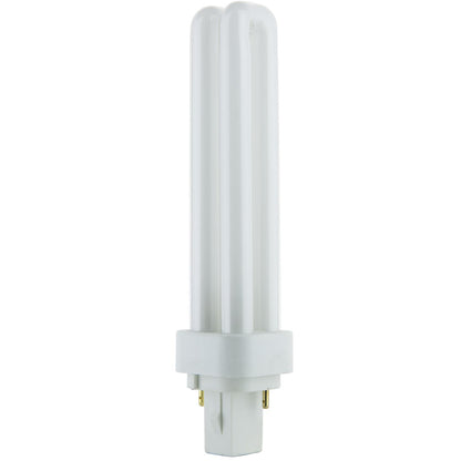 Sunlite 18 Watt PLD 2-Pin Double U-Shaped Twin Tube, G24D-2 Base, Daylight