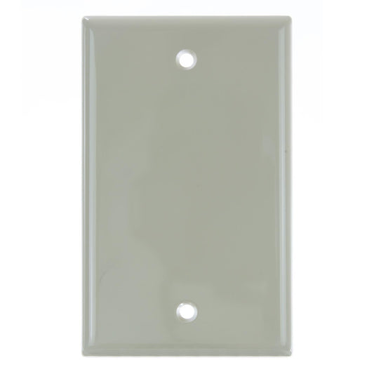 Sunlite E401/I 1 Gang Blank Switch and Receptacle Plate, Ivory