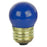 Sunlite 7.5 Watt S11 Colored Indicator, Medium Base, Ceramic Blue