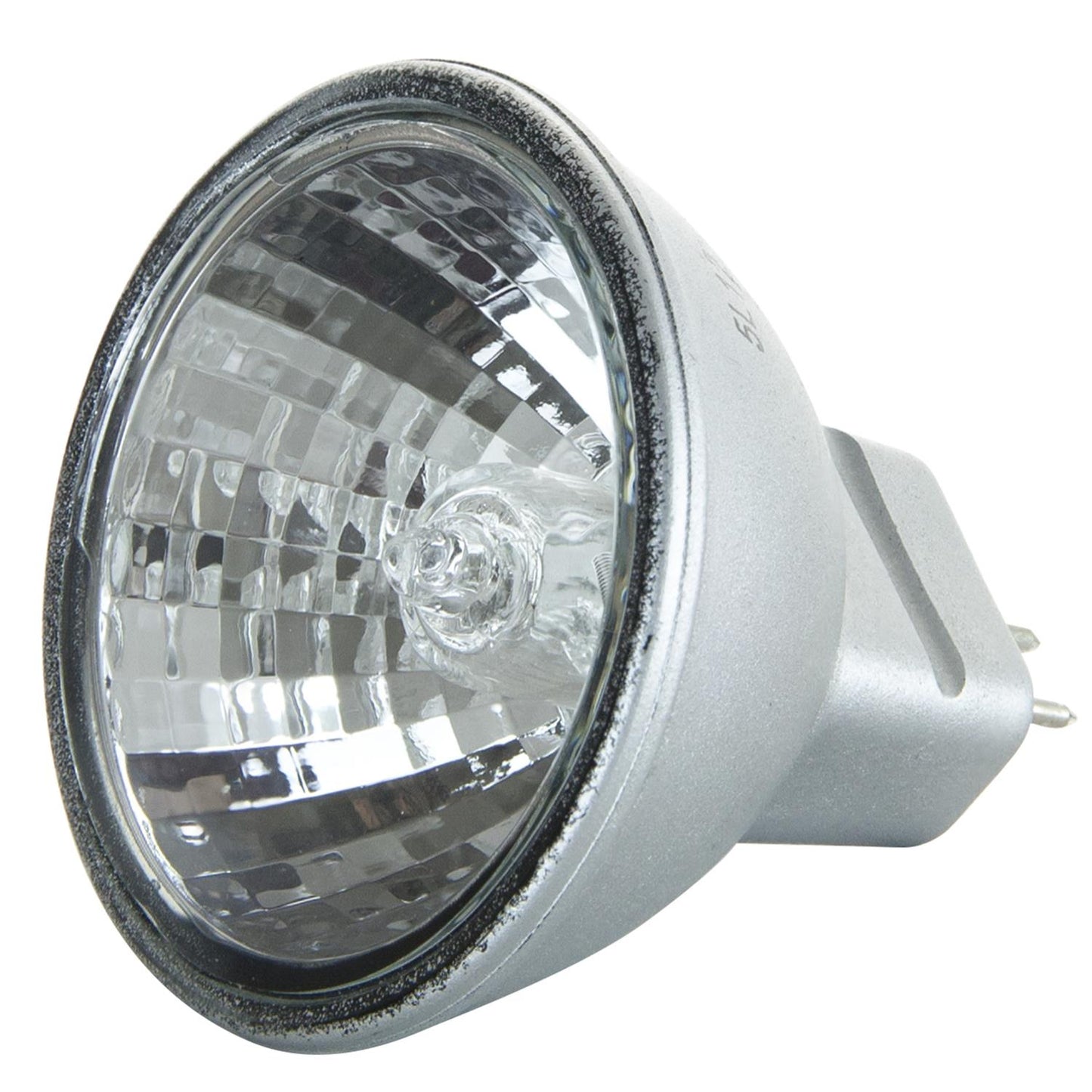 Sunlite 20 Watt, 30° Narrow Flood, Silver Back MR11 Mini Reflector with Cover Guard, GU4 Base