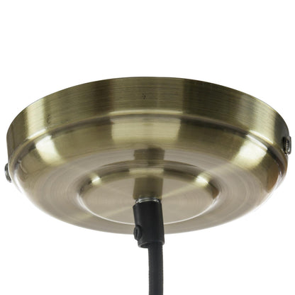 Sunlite 10" Shallow Canopy Oil Rubbed Bronze Antique Style Pendant Fixture