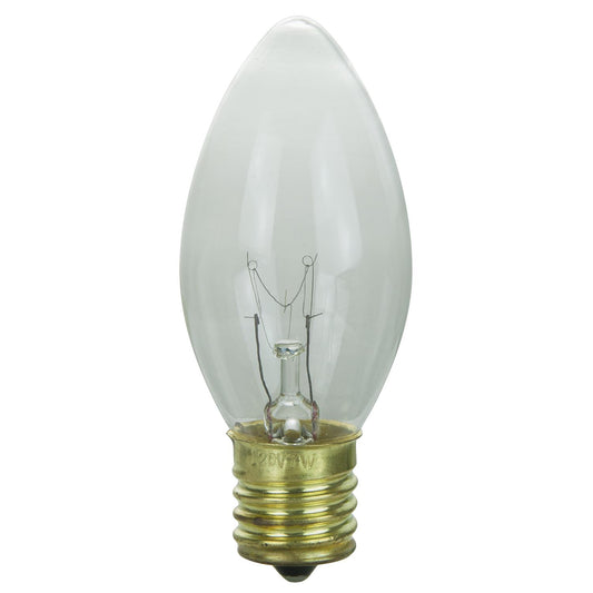 Sunlite 7C9/CL 7 Watt C9 Lamp Intermediate (E17) Base