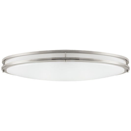 Sunlite 49146-SU LED 32-Inch Oval Flush Mount Ceiling Light Fixture, 30K - Warm White, Dimmable, 3200 Lumens, 40 Watts, Brushed Nickel