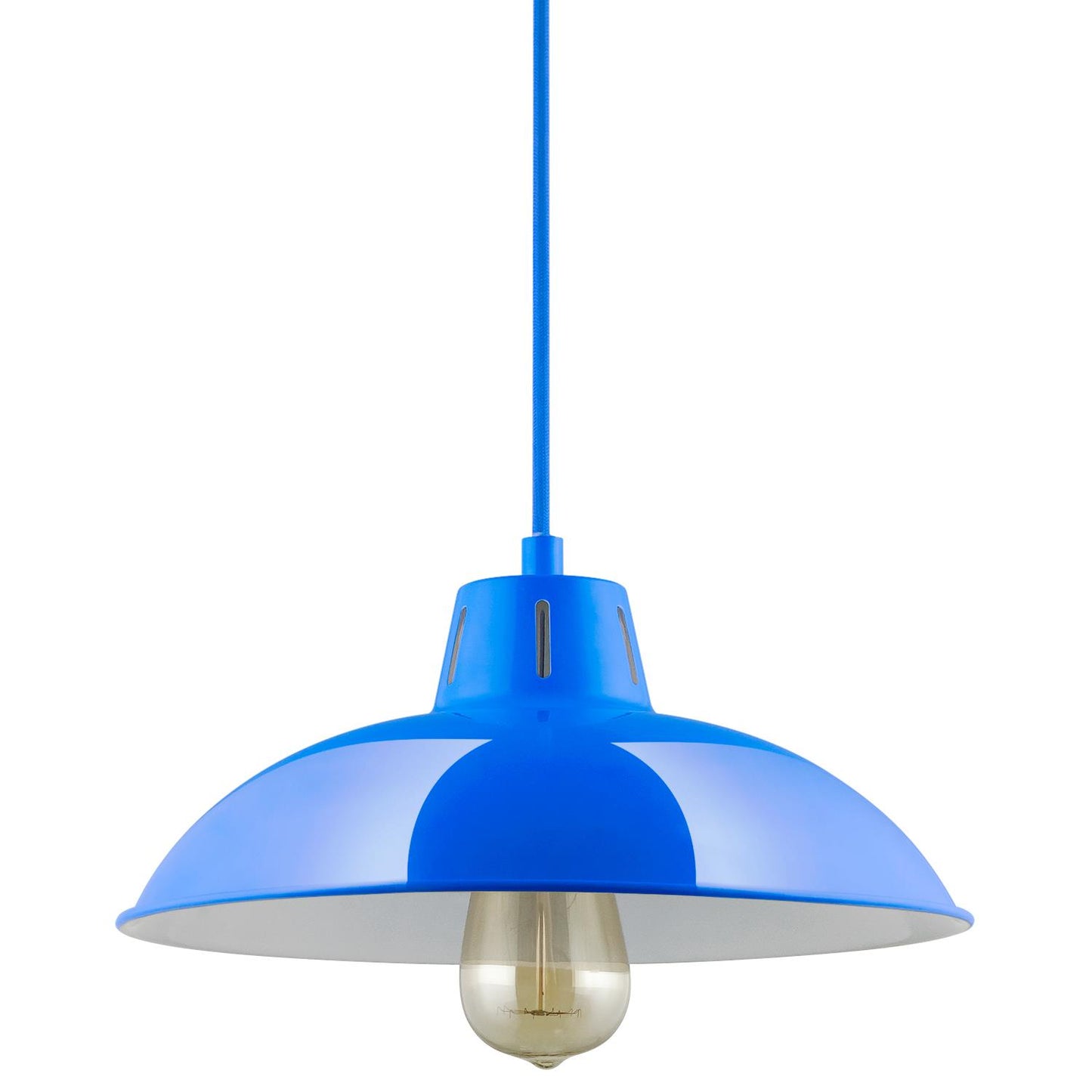 Sunlite CF/PD/V/B Blue Vega Residential Ceiling Pendant Light Fixtures With Medium (E26) Base