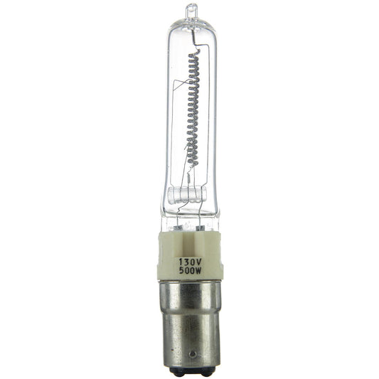 Sunlite 500 Watt, Single Ended T4, Double Contact Bayonet Base, Clear