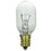 Sunlite T7 Tubular Clear Bulb, Candelabra Base, Himalayan Salt Lamp Replacement, Incandescent, 15 Watt