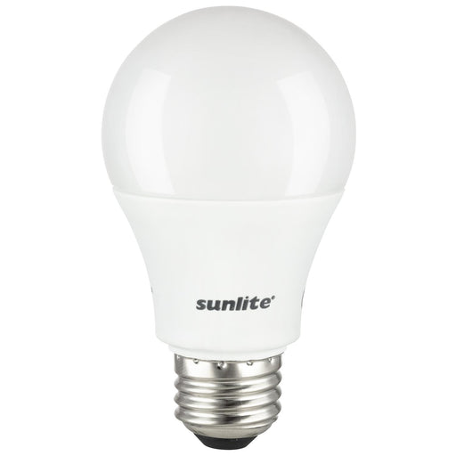 Sunlite A19/LED/10W/50K/220V LED A19 Household 10W (60W Equivalent) Light Bulb Medium (E26) Base, 5000K Super White