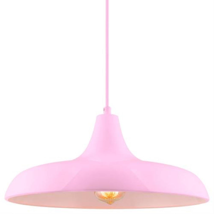 Sunlite CF/PD/N/P Pink Nova Residential Ceiling Pendant Light Fixtures With Medium (E26) Base