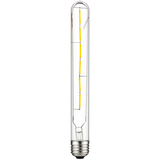 Sunlite 80482 LED Filament T8 Tube 5-Watt (40 Watt Equivalent) Clear Dimmable Light Bulb, 2700K - Warm White