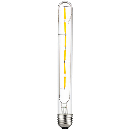 Sunlite 80482 LED Filament T8 Tube 5-Watt (40 Watt Equivalent) Clear Dimmable Light Bulb, 2700K - Warm White