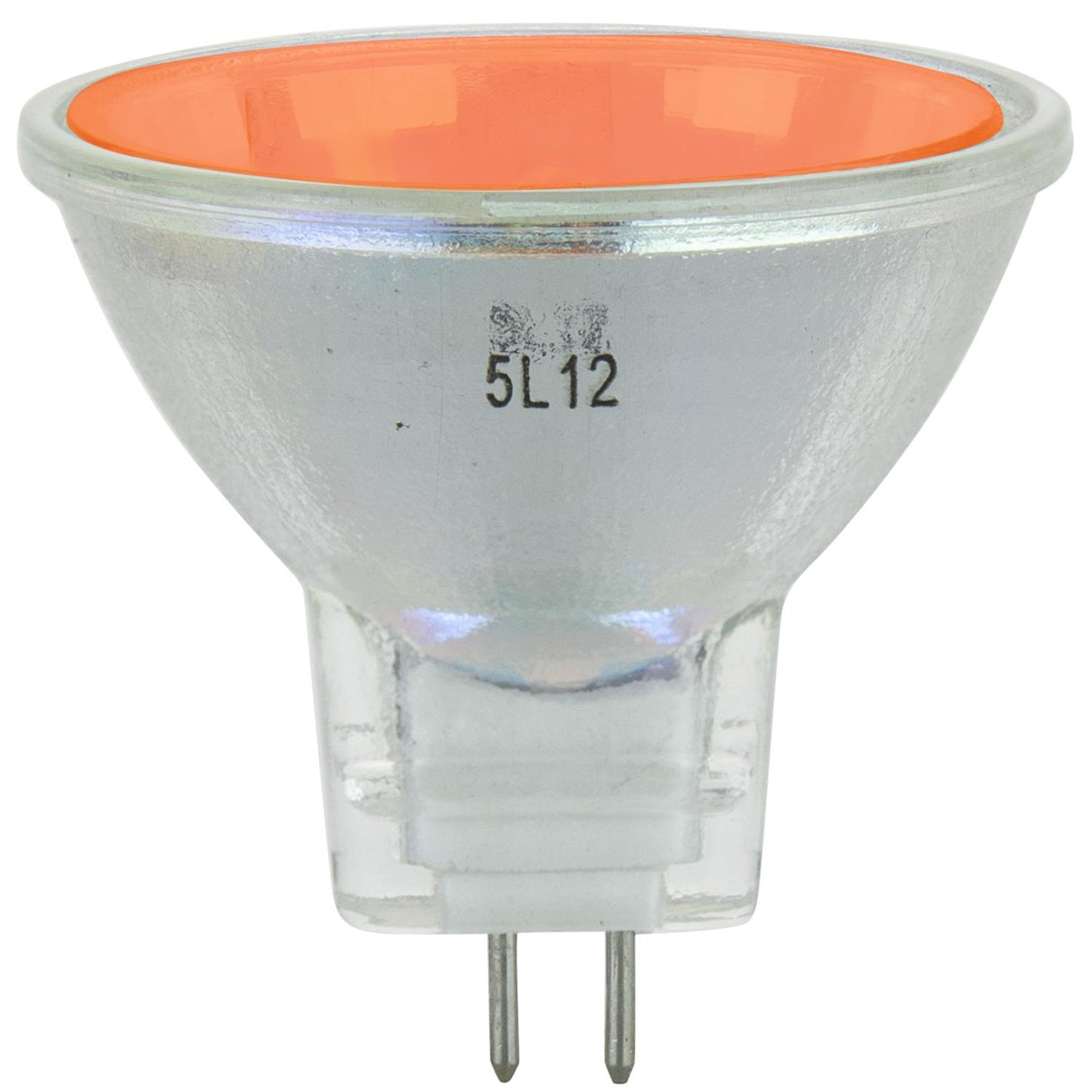 Sunlite 20 Watt, 10° Narrow Spot, Colored MR11 Mini Reflector with Cover Guard, GU4 Base, Orange