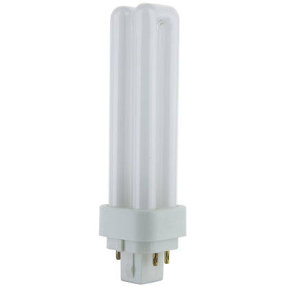 Sunlite 13 Watt PLD 4-Pin Double U-Shaped Twin Tube, G24Q-1 Base, Soft White