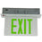 Sunlite EXIT/EDGE/RC/1GF/CL/WH/EM Green LED Edge Lit Emergency Exit Sign