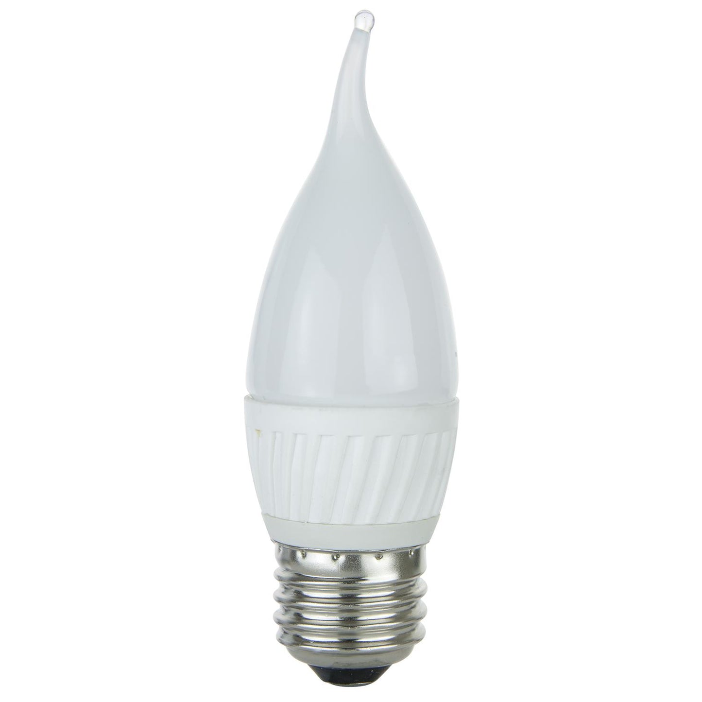 Sunlite Flame Tip Chandelier, 320 Lumens, Medium Base Light Bulb, Warm White