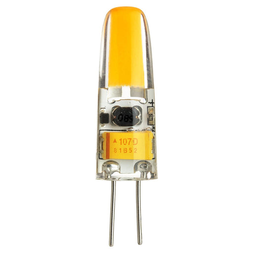 Sunlite G4/LED/1.5W/CL/12V/D/30K/CD LED Single Ended G4 Bi-Pin 1.5W Light Bulb (G4) Base, 3000K Warm White