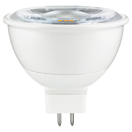 Sunlite MR16 LED Bulb, 12 Volt, Mini Quartz Reflector, 7 Watt, 2700K Warm White, 550 Lumens, 80 CRI, GU5.3 Base, 25,000 Hour Long Life, Dimmable, UL Listed, Energy Star Compliant, 35W Equivalent, Cool Touch