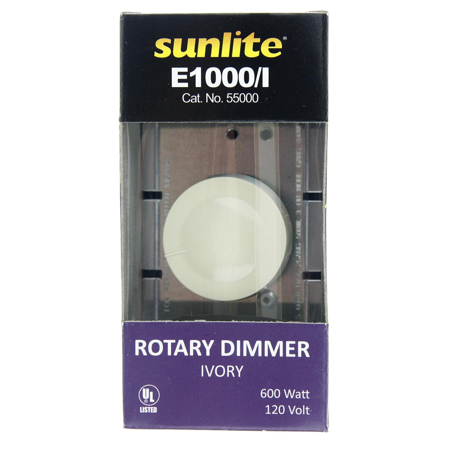 Sunlite E1000/I Rotary Dimmer, Ivory