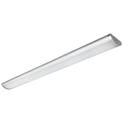 Sunlite 85168-SU LED 4 Foot Linear Light Fixture, 40 Watts, Silver Gray Finish, 4200 Lumens, 50,000 Hour Life Span, UL Listed, 40K - Cool White