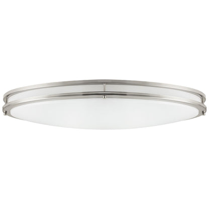 Sunlite 49097-SU LED 32-Inch Oval Flush Mount Ceiling Light Fixture, 40K - Cool White, Dimmable, Energy Star, 2650 Lumens, 35 Watts, Brushed Nickel