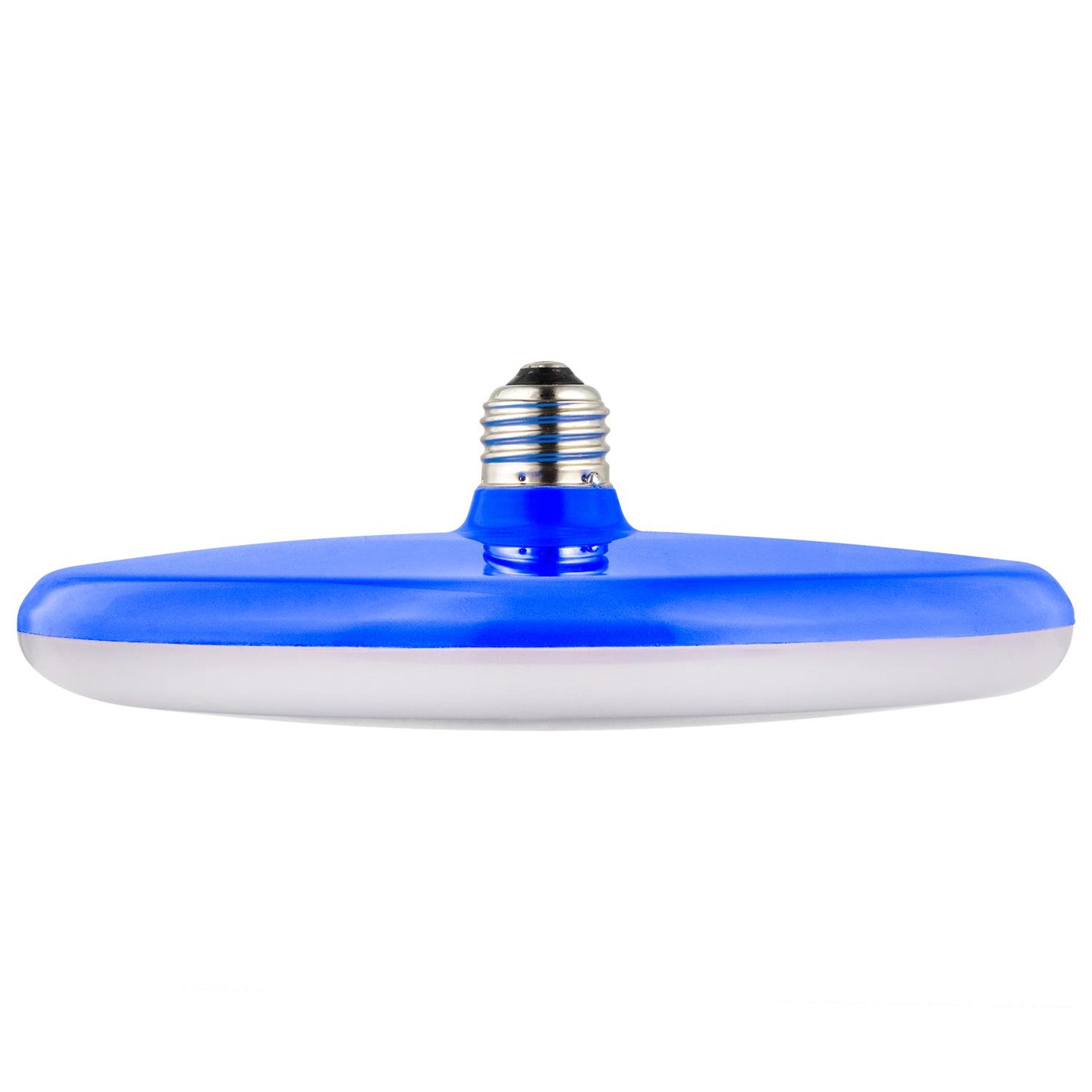 Sunlite UFO/LED/15W/30K/BLUE LED 15W (75W Equivalent) Blue UFO Pendant Fixture Light Bulbs, Medium (E26) Base, 3000K Warm White