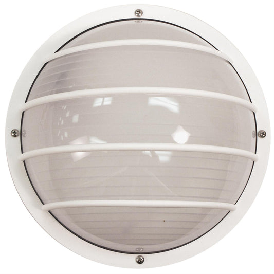 Sunlite Decorative Outdoor LED Eurostyle Linear Fixture, White Finish, Frosted Lens