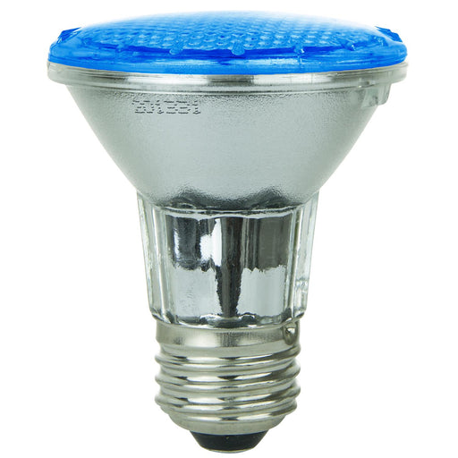 Sunlite LED PAR20 Colored Reflector 3W Light Bulb Medium (E26) Base, Blue