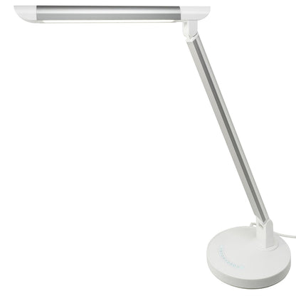 Sunlite DL/LED/SL/40K LED Desk Lamps with USB Silver Dimmable