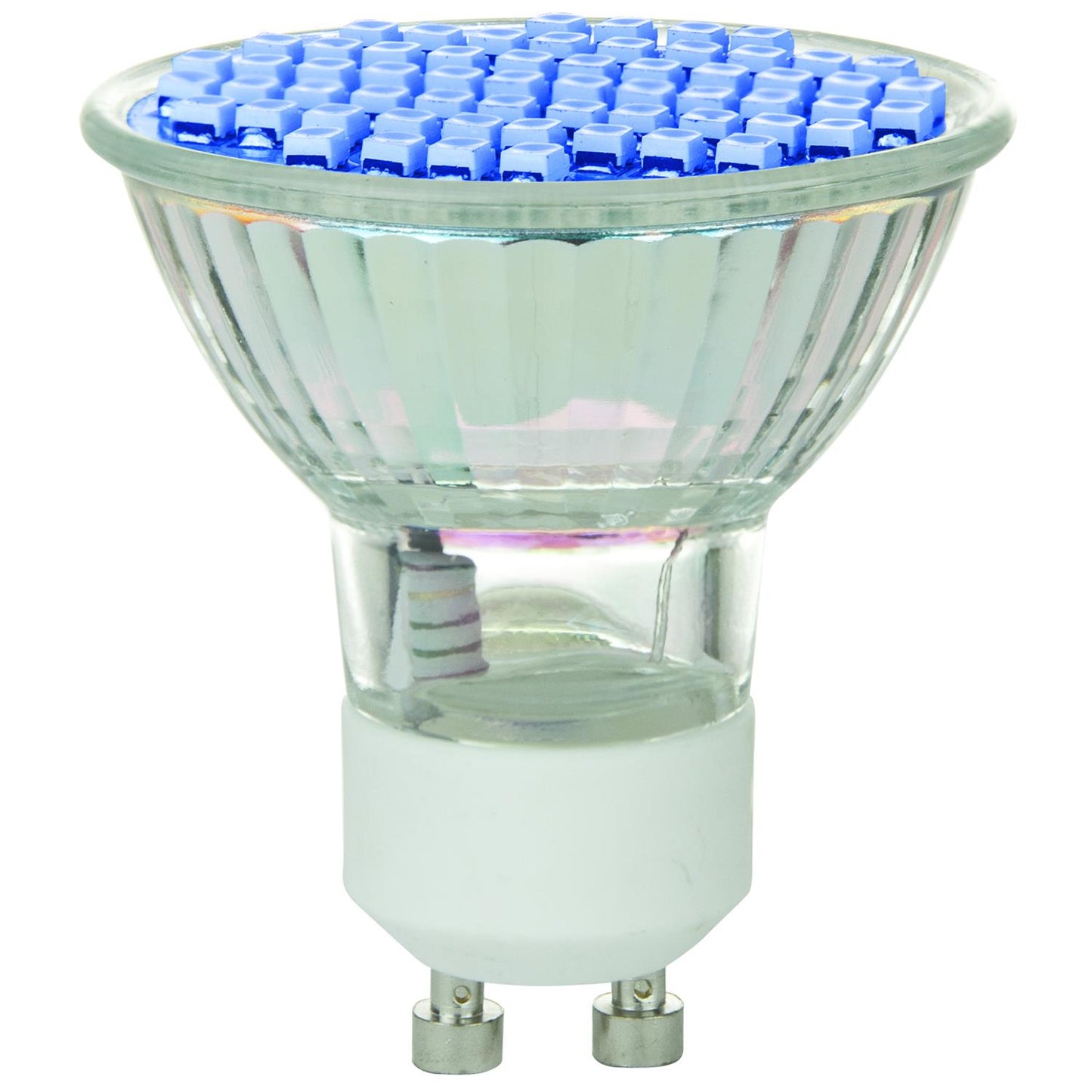Sunlite LED MR16 Colored Mini Reflector 2.8W (20W Halogen Equivalent) Light Bulb (GU10) Base, Blue