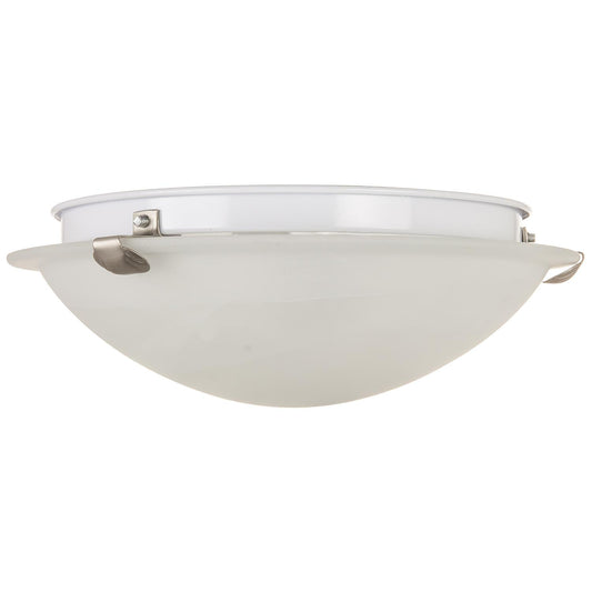 Sunlite 12" Energy Saving Decorative Bracket Style Fixture, White Finish, Alabaster Glass