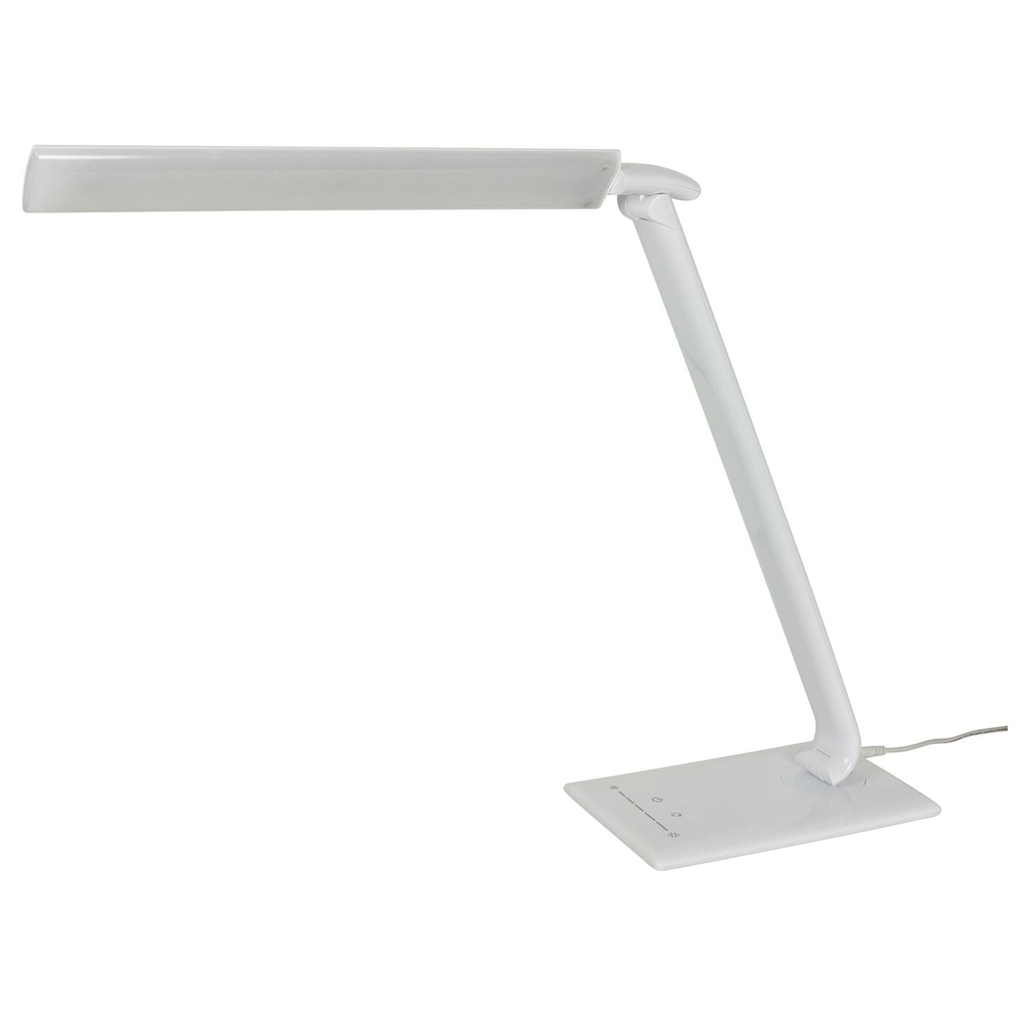 Sunlite DL/LED/WH/TC LED Desk Lamps with USB White Dimmable