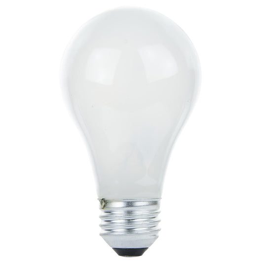 53 Watt, A Type, Medium Base, White