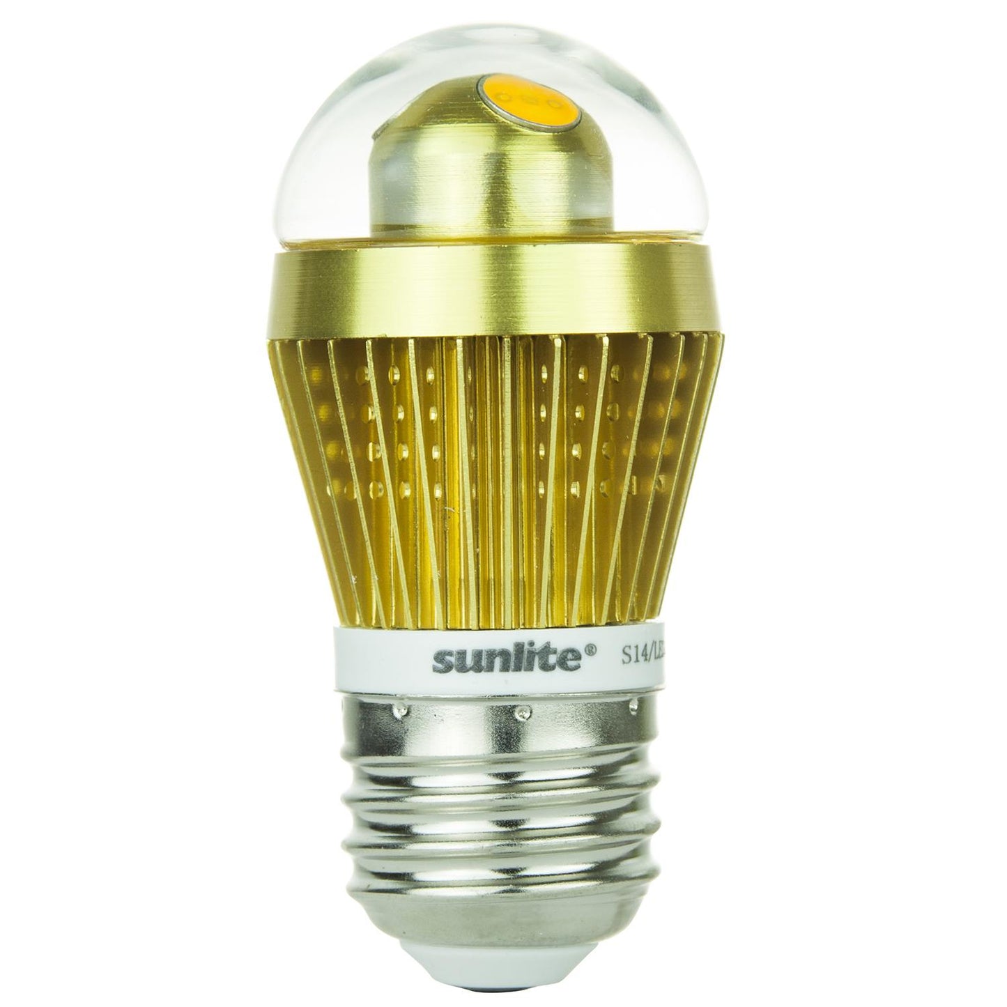 Sunlite S14/LED/3W/D/CL/W LED 3W Clear S14 Sign Light Bulbs, Medium (E26) Base, 6000K White