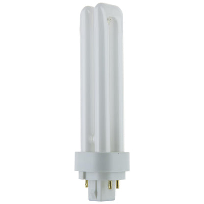 Sunlite 18 Watt PLD 4-Pin Double U-Shaped Twin Tube, G24Q-2 Base, Soft White