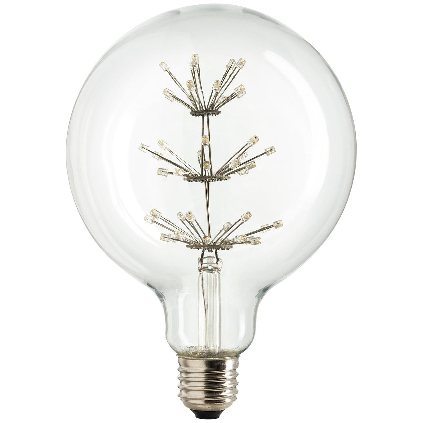 Sunlite LED Vintage Star 1.8W Light Bulb Medium (E26) Base, Warm White