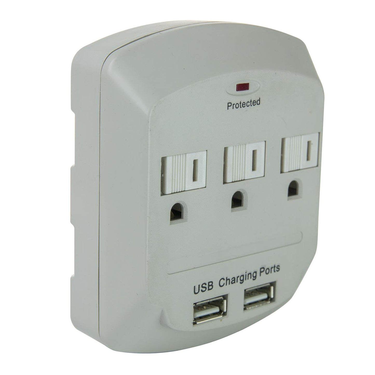 Sunlite E148 3 Outlet Surge Protector with 2 USB Ports