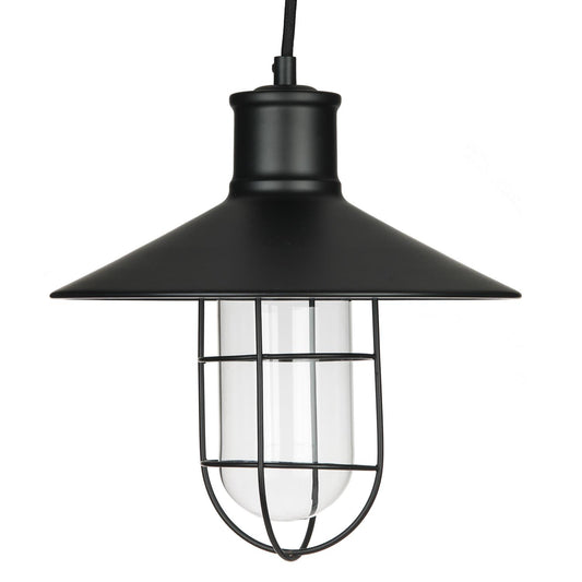 Sunlite 10" Canopy Oil Rubbed Bronze Black Cage Antique Style Pendant Fixture