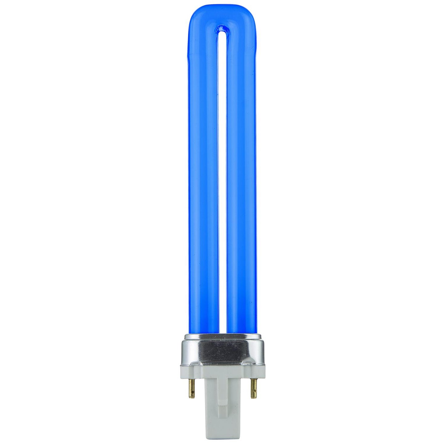 Sunlite 9 Watt PL 2-Pin Single U-Shaped Twin Tube, G23 Base, Blue