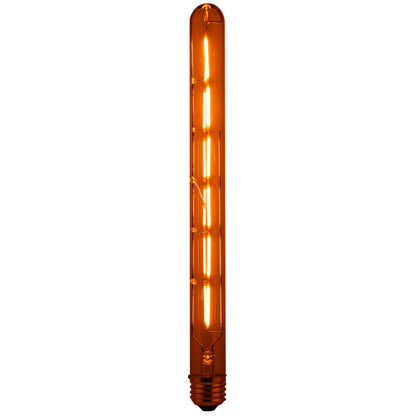 Sunlite LED Vintage T8 5W (40W Equivalent) Light Bulb Medium (E26) Base, Warm White