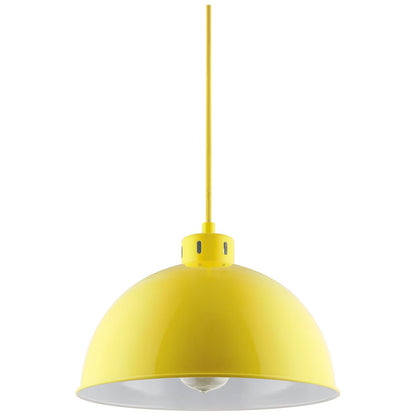 Sunlite CF/PD/S/Y Yellow Sona Residential Ceiling Pendant Light Fixtures With Medium (E26) Base