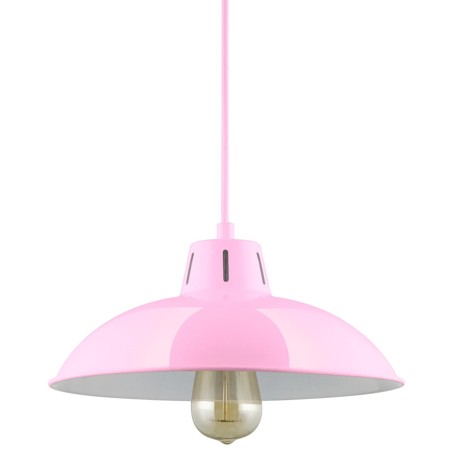 Sunlite CF/PD/V/P Pink Vega Residential Ceiling Pendant Light Fixtures With Medium (E26) Base