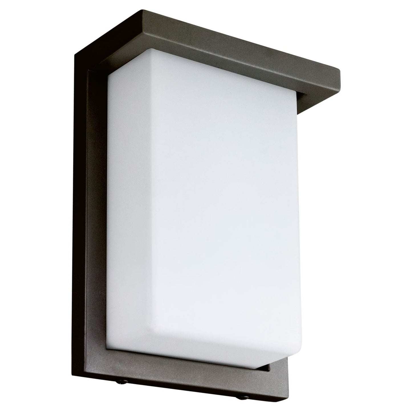 Sunlite 81076-SU LED 8" Modern Wall Sconce Light Fixture, 12 Watts (60W Equivalent), Oil Rubbed Bronze Finish, 600 Lumens, Outdoor Use, ETL Listed, 30K - Warm White