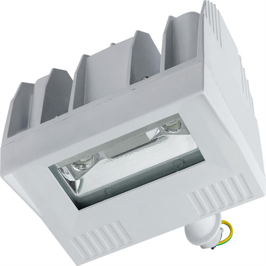 Sunlite 49171-SU LED Outdoor Floodlight Fixture, 50K - Super White, 3299 Lumen, White Finish - 30 Watt