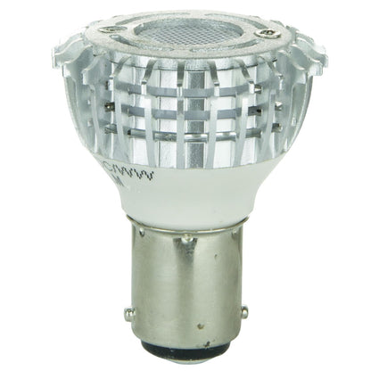 Sunlite LED GBF Bulb for Elevators and RVs, Double Contact Bayonet (BA15D) Base, 1.7 Watt, 12 Volt, 3000K Warm White, 95 Lumens, 30,000 Hour Lifespan