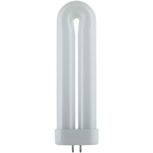 Sunlite FUL12T6/CW Fluorescent 12W Cool White U Shaped FUL Twin Tube Plugin Lamps,  GX10Q Base, 4100K Cool White